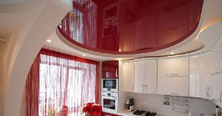 Натяжной потолок на кухню Кузнецк, цена от 6273 руб.